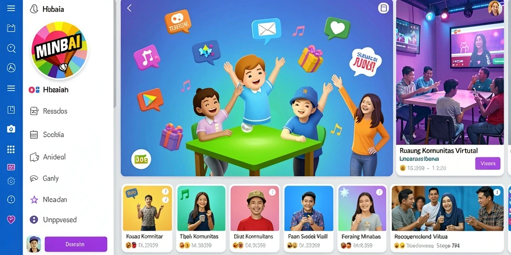 Tampilan antarmuka pengguna yang menarik dan intuitif.