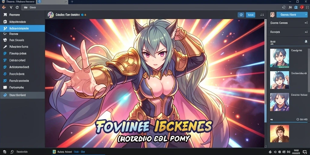 Screenshot menunjukkan antarmuka utama yang menarik.