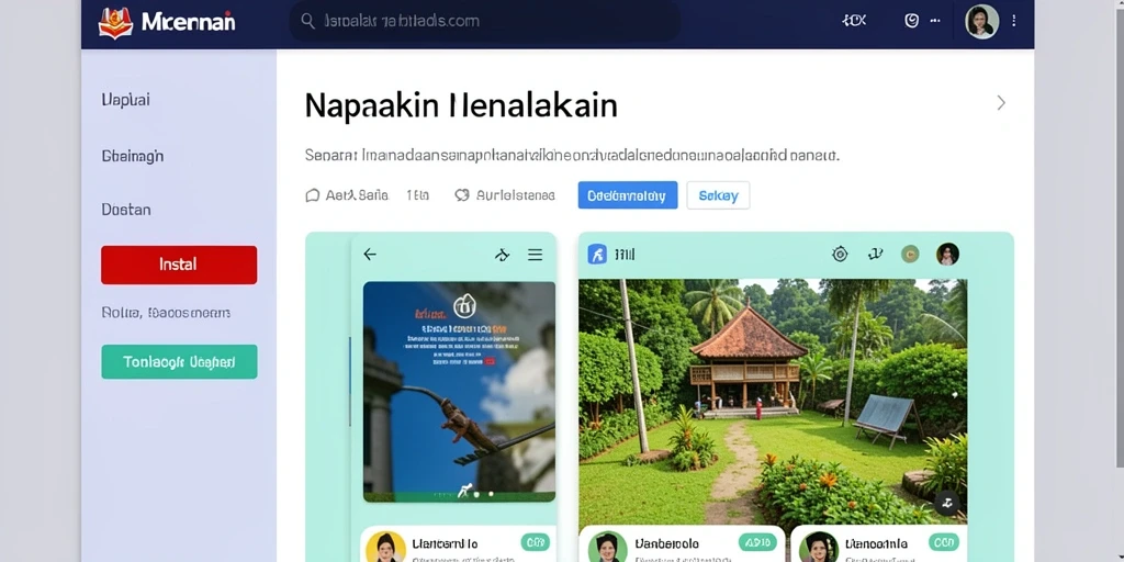Tampilan antarmuka yang menarik dan mudah dinavigasi.