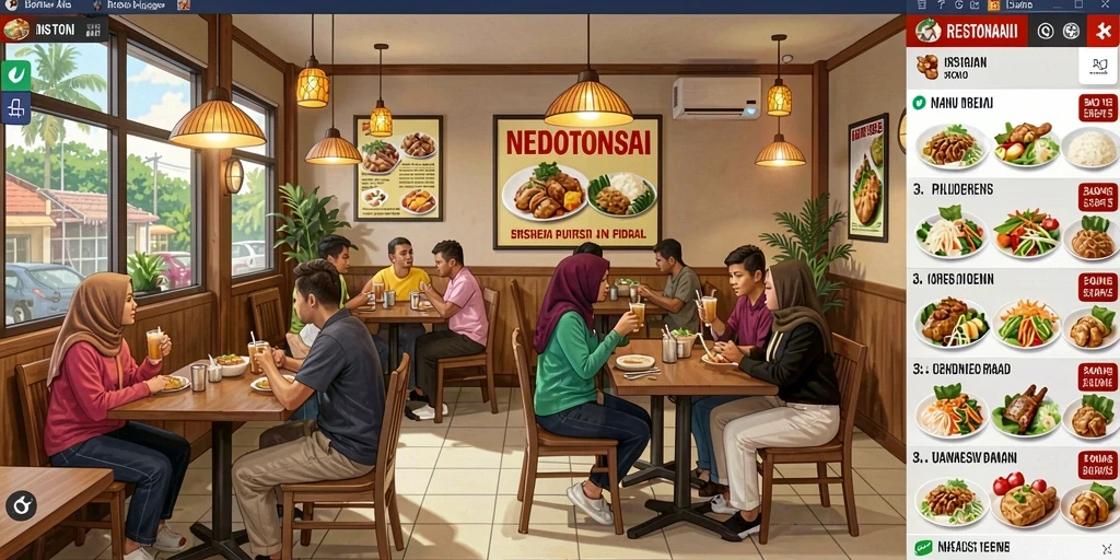 Tampilan antarmuka F08 yang intuitif dan menarik.