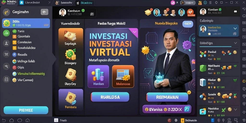 Tampilan antarmuka yang modern dan mudah dipahami.