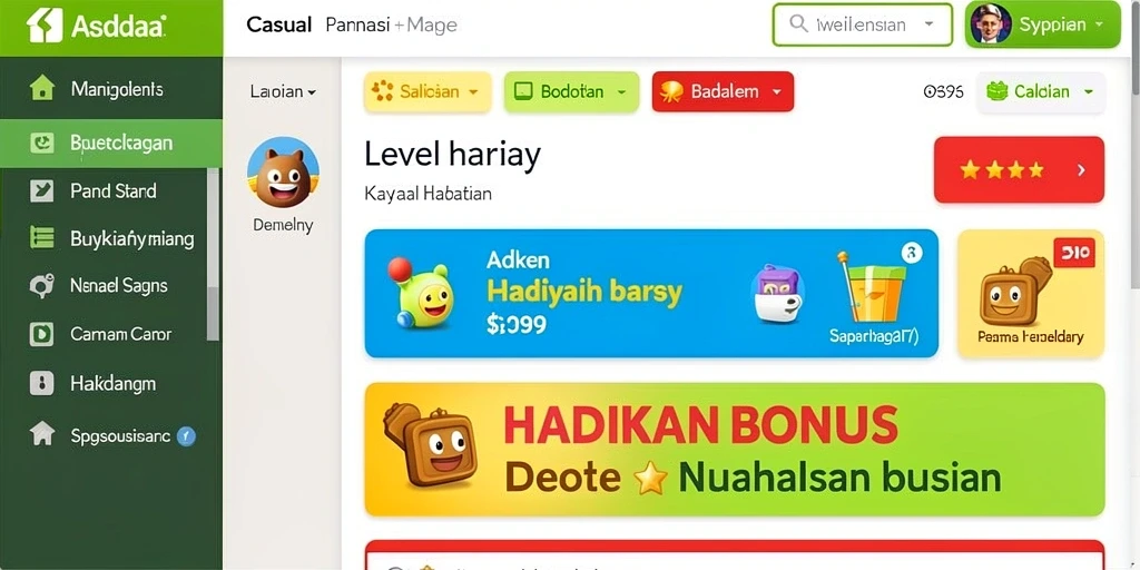 Tampilan antarmuka yang menarik dan mudah digunakan.
