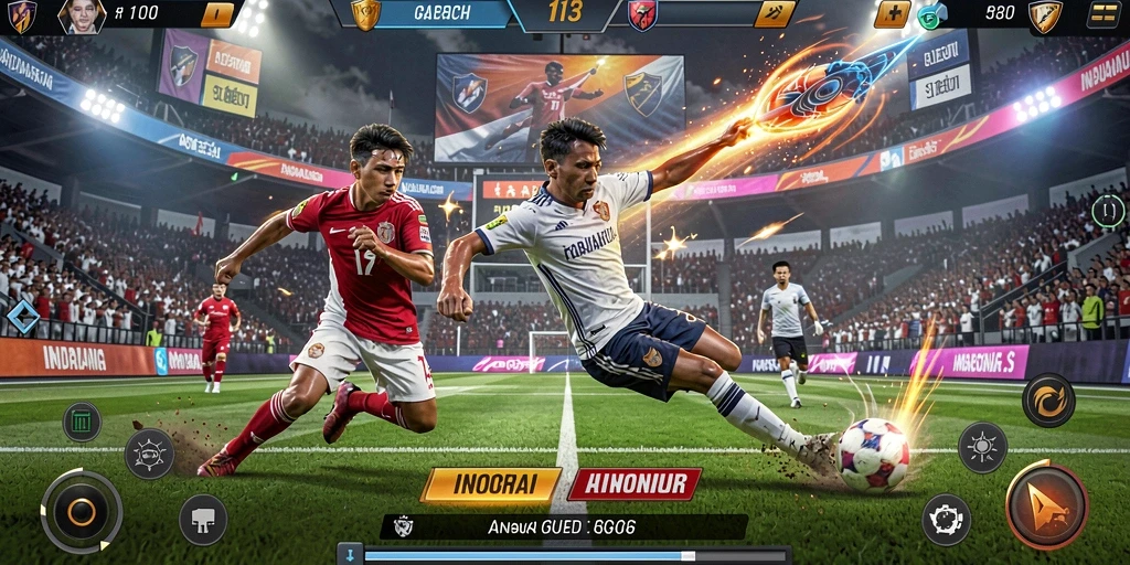 Screenshot menampilkan tampilan awal permainan yang menarik.