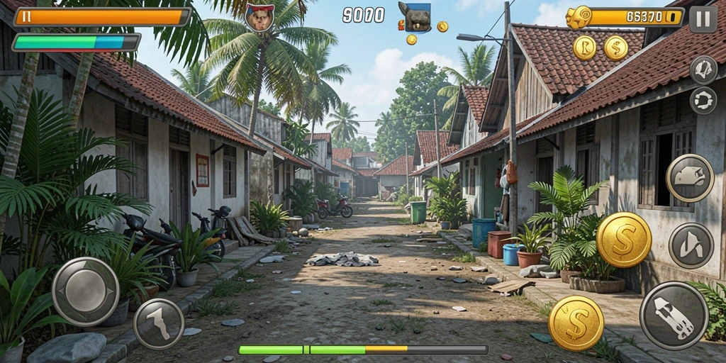 Tampilan menu utama yang menarik dan intuitif.