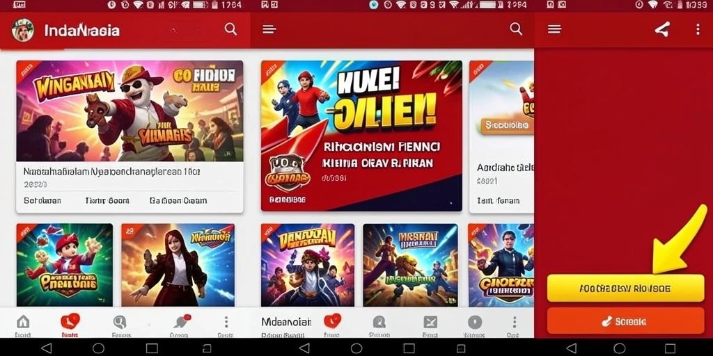 Tampilan antarmuka yang menarik dan user-friendly.